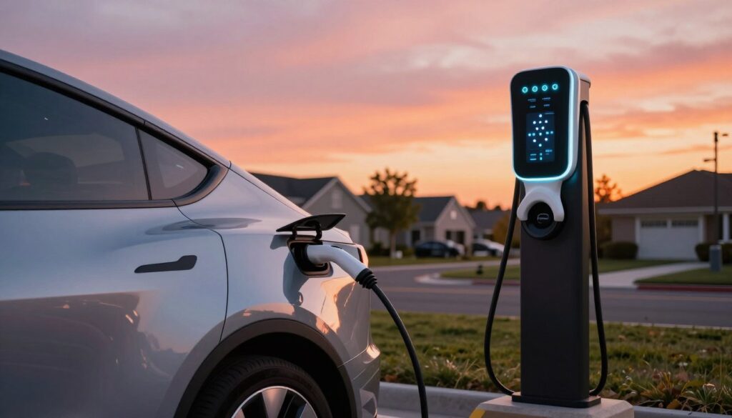 electric car charging electric car charging